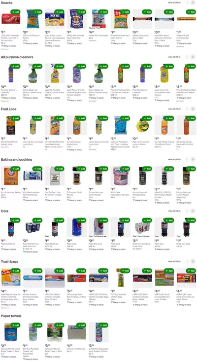 Grocery offers in Gabriola BC | Current deals and offers in Dollarama | 2025-03-10 - 2025-03-24