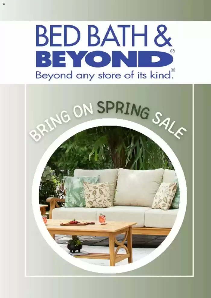 Bed Bath & Beyond catalogue in Kamloops | Bring On Spring Sale | 2025-03-10 - 2025-03-30