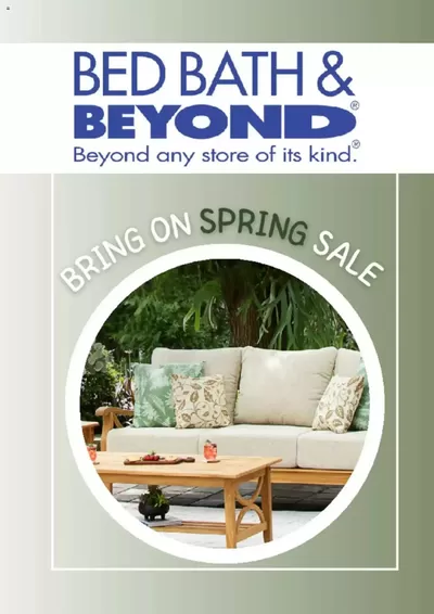 Home & Furniture offers in Kamloops | Bring On Spring Sale in Bed Bath & Beyond | 2025-03-10 - 2025-03-30