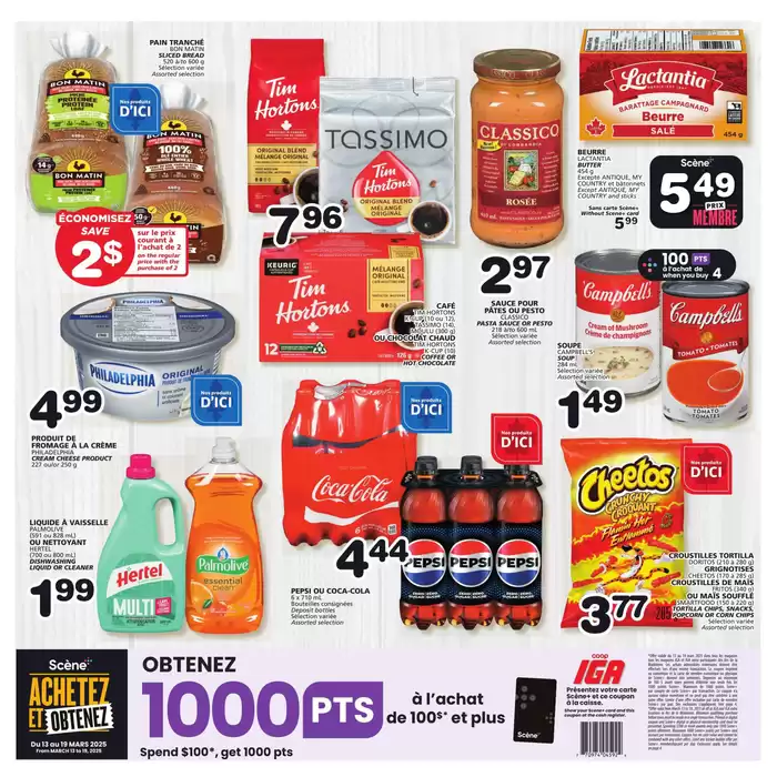 IGA Extra catalogue in Sherbrooke QC | Discounts and promotions | 2025-03-13 - 2025-03-19