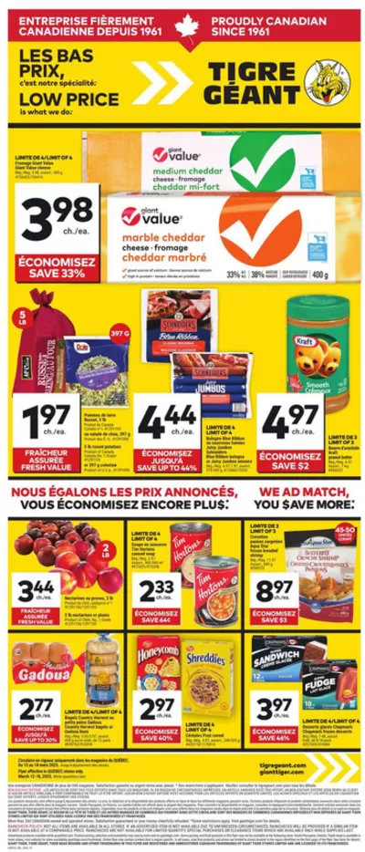 Giant Tiger catalogue in Rivière-du-Loup | Current bargains and offers | 2025-03-12 - 2025-03-18