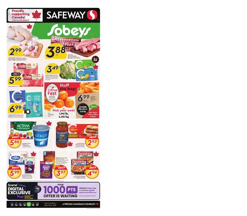 Safeway catalogue in Saskatoon | Top deals for all customers | 2025-03-13 - 2025-03-19