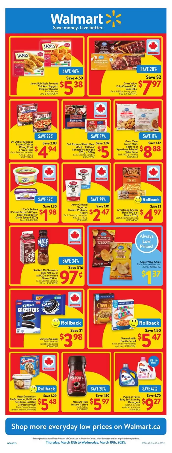 Walmart catalogue in Moncton | Walmart flyer | 2025-03-13 - 2025-03-19