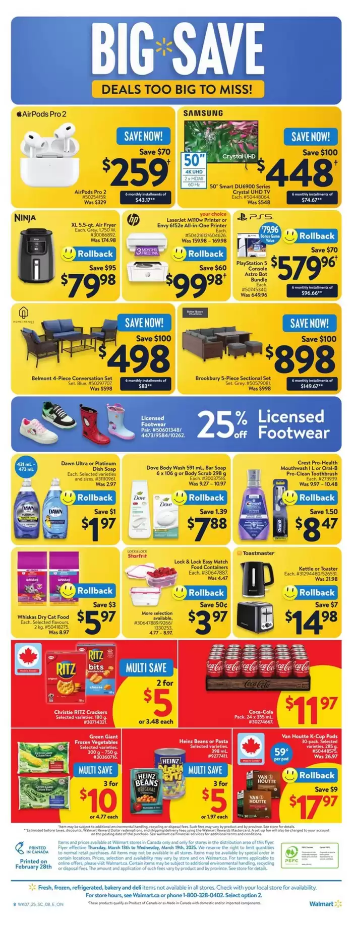 Walmart catalogue in Moncton | Walmart flyer | 2025-03-13 - 2025-03-19