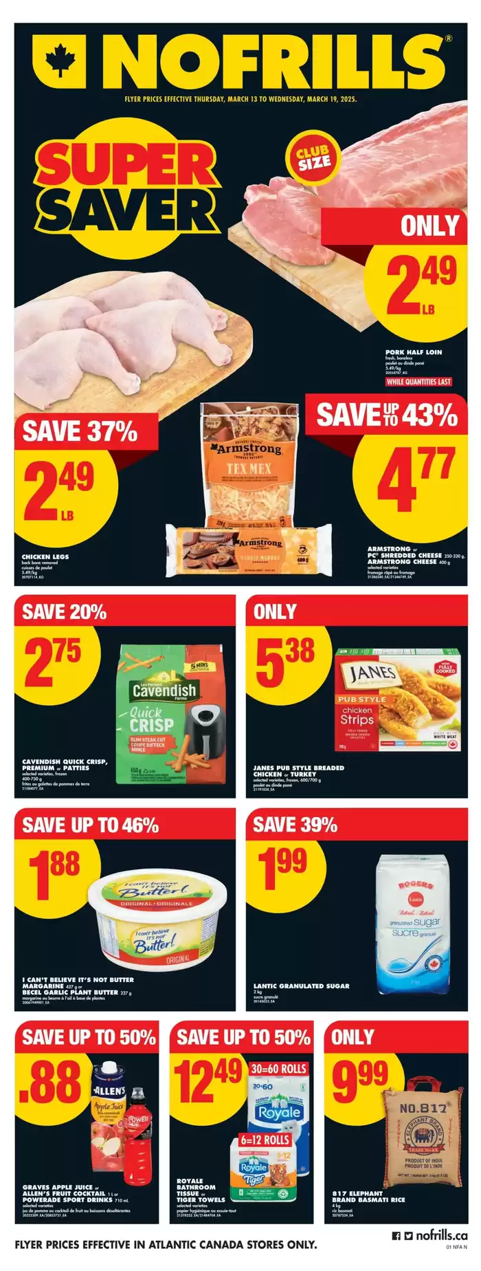 No Frills catalogue in Saint John | Exclusive bargains | 2025-03-13 - 2025-03-19