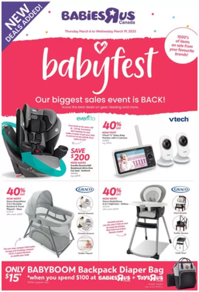 Toys R us catalogue in Calgary | Babies"R"Us Flyer | 2025-03-12 - 2025-03-19