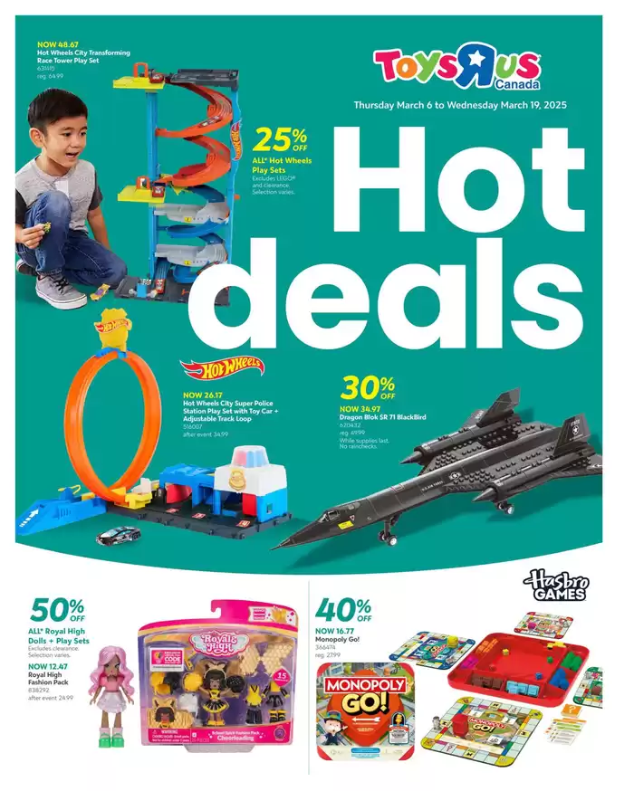 Toys R us catalogue in Calgary | Flyer | 2025-03-12 - 2025-03-19