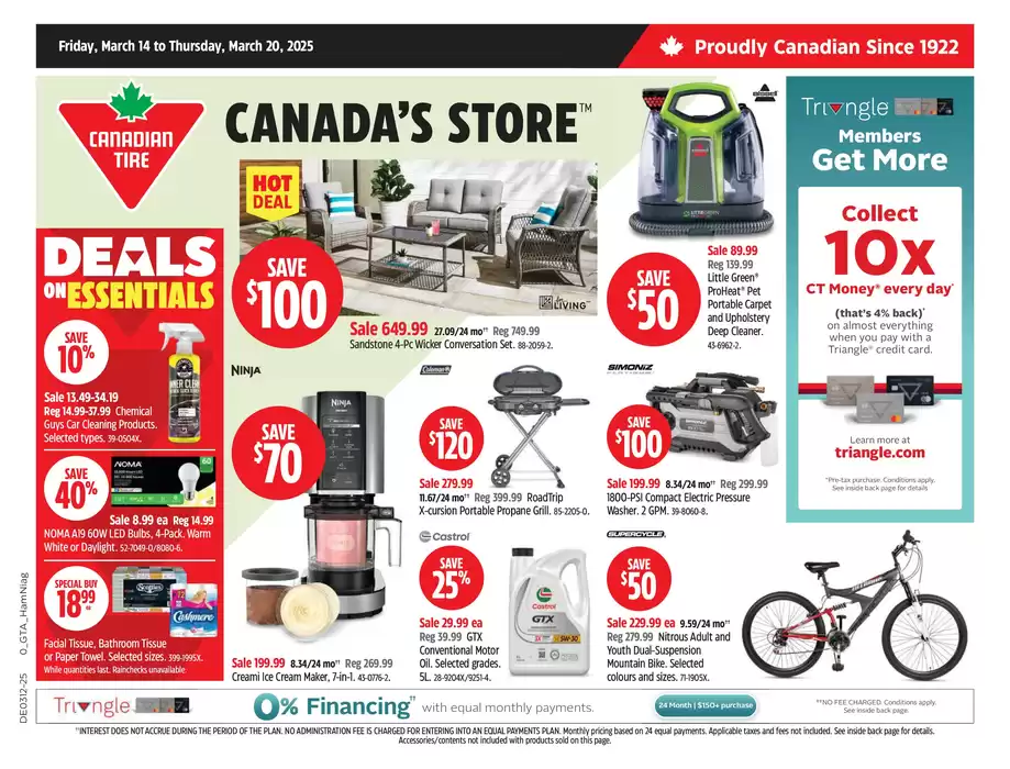 Canadian Tire catalogue in Markham | Our best deals for you | 2025-03-14 - 2025-03-20