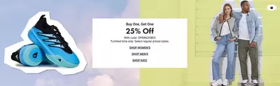 Clothing, Shoes & Accessories offers in Winnipeg | Buy 1 Get 1 25% Off in DSW | 2025-03-12 - 2025-03-26