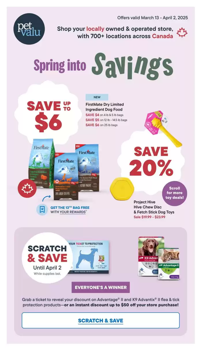 Petvalu catalogue in Saint John | Spring into Savings | 2025-03-13 - 2025-04-02