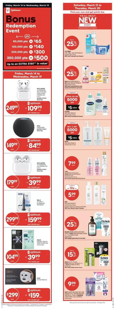 Shoppers Drug Mart catalogue in Toronto | Shoppers Drug Mart Weekly ad | 2025-03-15 - 2025-03-20