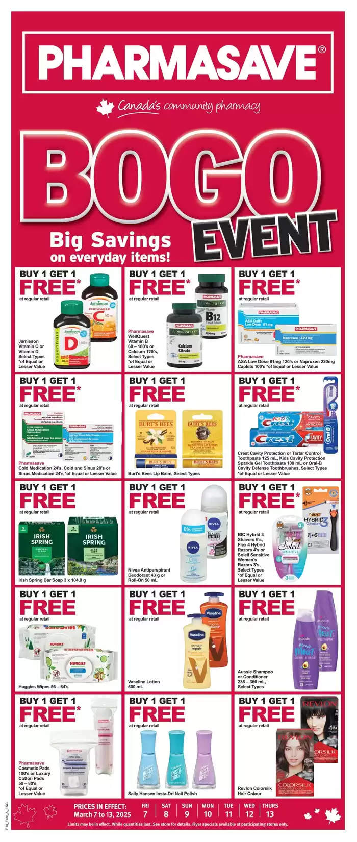 Pharmasave catalogue in Toronto | Discounts and promotions | 2025-03-07 - 2025-03-13