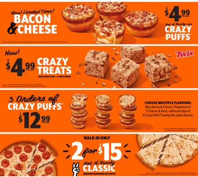 Restaurants offers in Campbell River | Current deals and offers in Little Caesars | 2025-03-13 - 2025-03-27