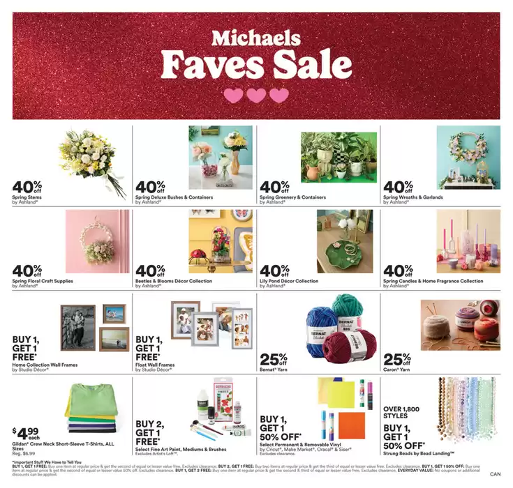 Michaels catalogue in Milton | 3/14 Weekly Ad Canada | 2025-03-14 - 2025-03-20