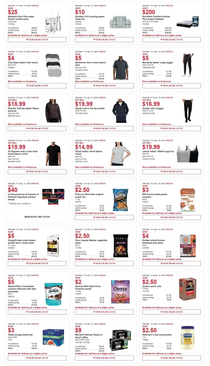 Costco catalogue in Mississauga | Weekly Specials | 2025-03-17 - 2025-03-30