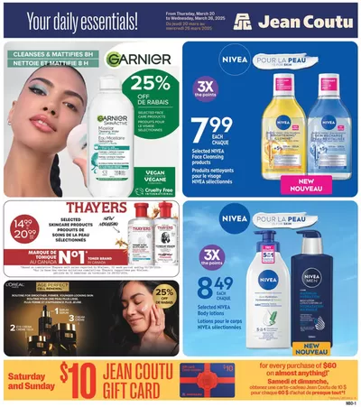 Jean Coutu catalogue in Montreal | Current special promotions | 2025-03-20 - 2025-03-26