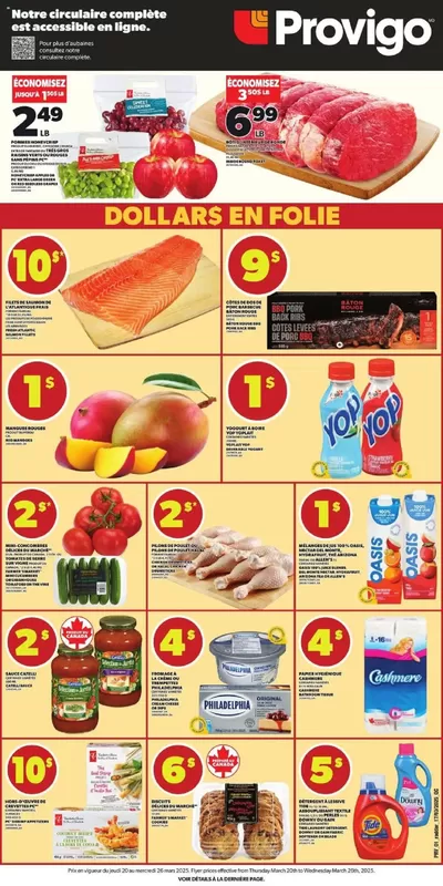 Provigo catalogue in Gatineau | Current bargains and offers | 2025-03-20 - 2025-03-26