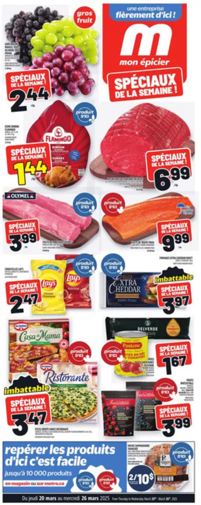 Grocery offers in Buckingham | Metro weekly flyer Quebec in Metro | 2025-03-20 - 2025-03-26
