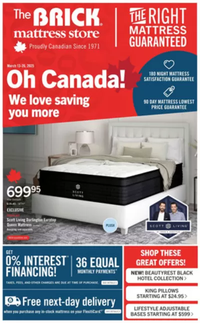 Home & Furniture offers in Kamloops | Brick Mattress Store in The Brick | 2025-03-13 - 2025-03-26