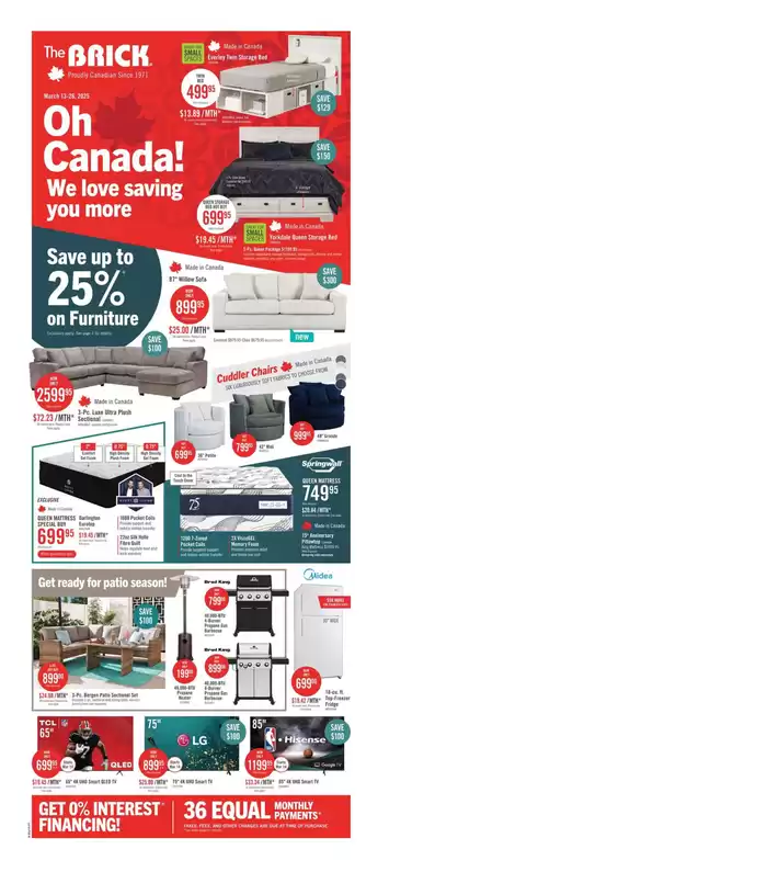 The Brick catalogue in Richmond Hill | Top offers for smart savers | 2025-03-13 - 2025-03-26