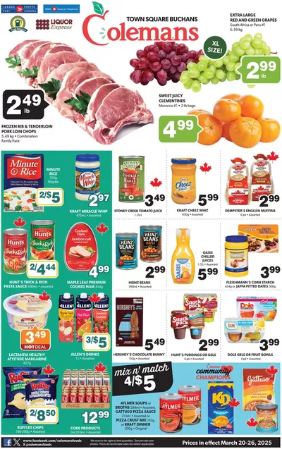 Coleman's catalogue in St. John's | Our best deals for you | 2025-03-20 - 2025-03-26