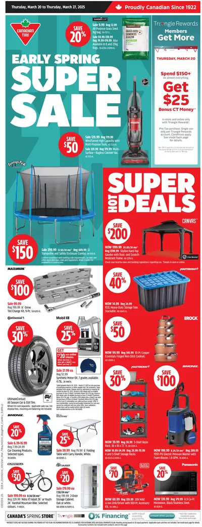 Garden & DIY offers in Vaughan | Current special promotions in Canadian Tire | 2025-03-20 - 2025-03-27