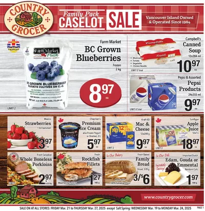 Grocery offers in Gabriola BC | Current bargains and offers in Country Grocer | 2025-03-21 - 2025-03-27