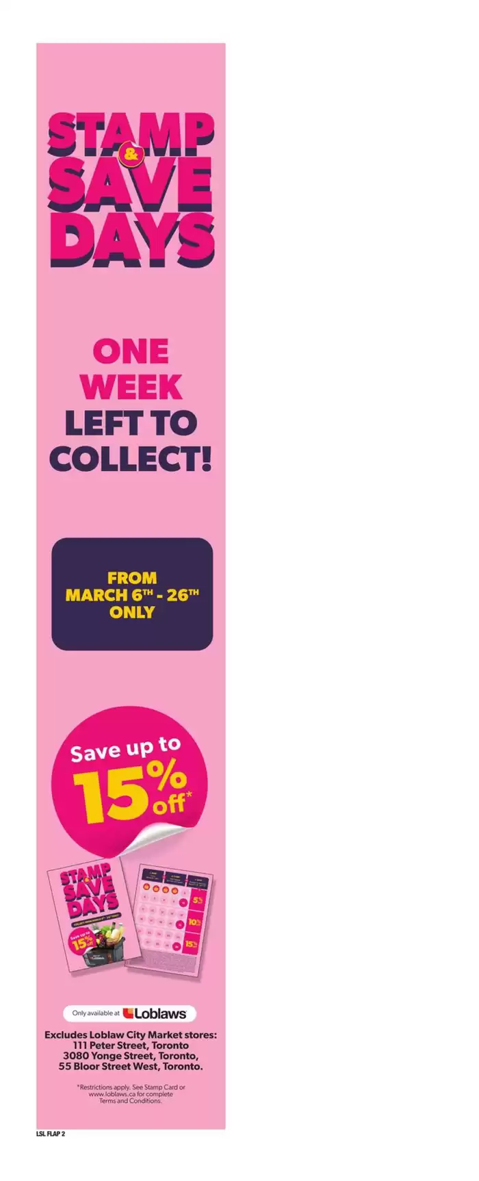 Loblaws catalogue in Markham | Current special promotions | 2025-03-20 - 2025-03-26