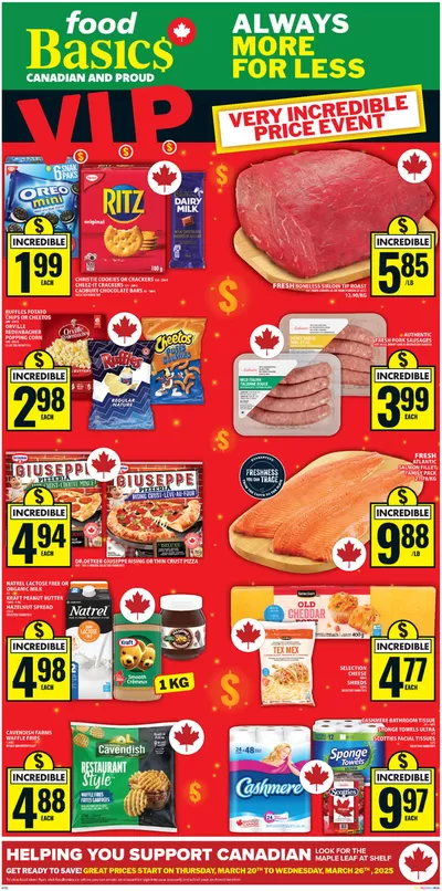 Food Basics catalogue in Brampton | Top offers for all bargain hunters | 2025-03-20 - 2025-03-26