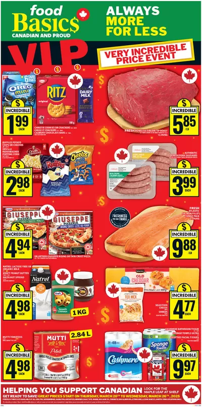 Food Basics catalogue in Hamilton | Great discounts on selected products | 2025-03-20 - 2025-03-26