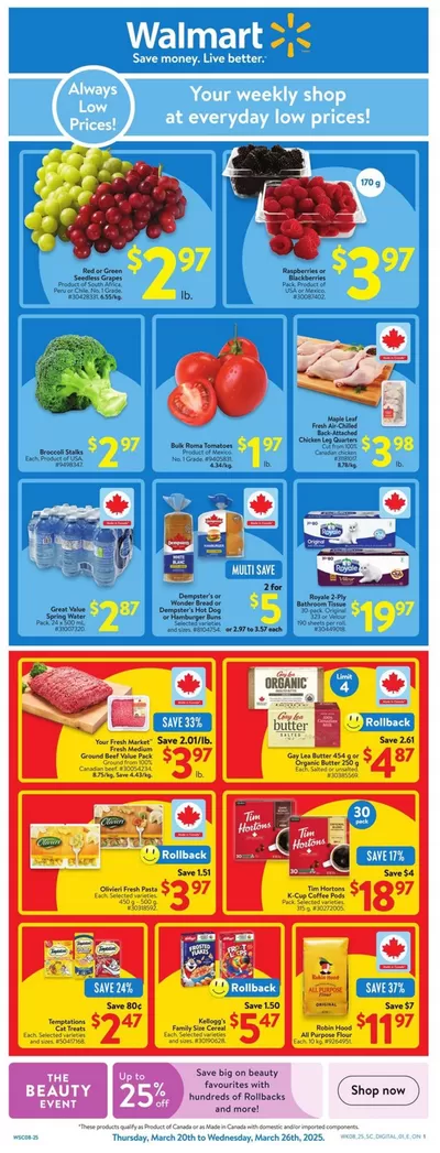 Walmart catalogue in Nanaimo | Walmart flyer | 2025-03-20 - 2025-03-26