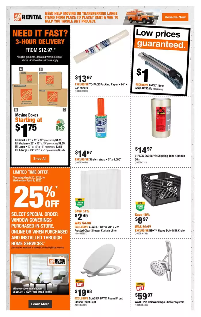 Home Depot catalogue | Flyer_CP | 2025-03-20 - 2025-04-02