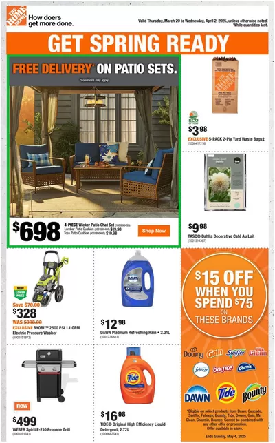 Garden & DIY offers in Vaughan | Flyer_CP in Home Depot | 2025-03-20 - 2025-04-02