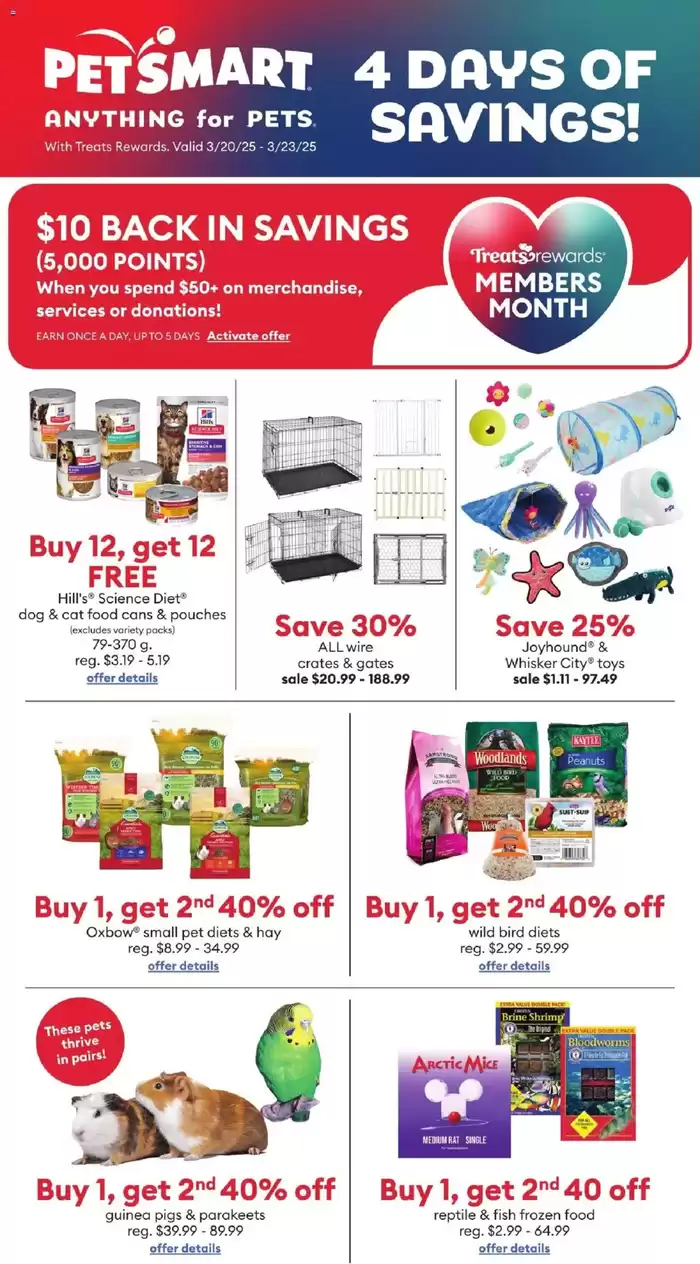 Petsmart catalogue in Surrey | Top offers for all bargain hunters | 2025-03-20 - 2025-03-23