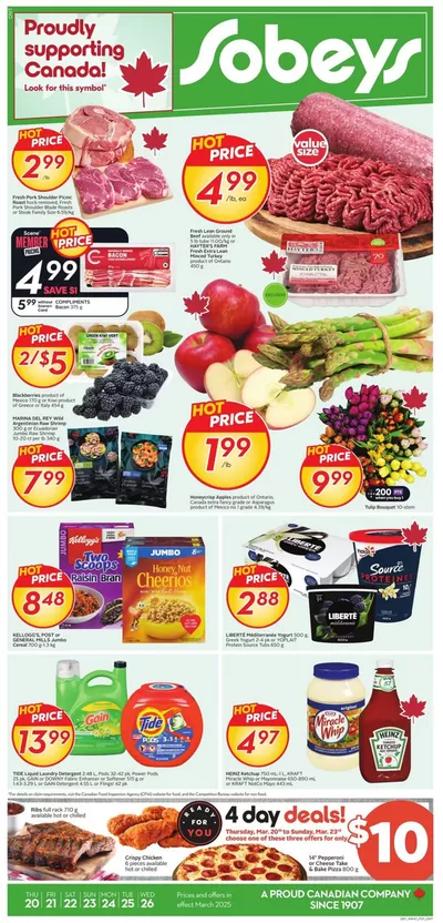 Sobeys catalogue in Markham | Top offers for all bargain hunters | 2025-03-20 - 2025-03-26