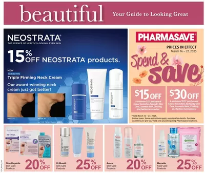 Pharmacy & Beauty offers in Winnipeg | Pharmasave weekly flyer in Pharmasave | 2025-03-14 - 2025-03-27