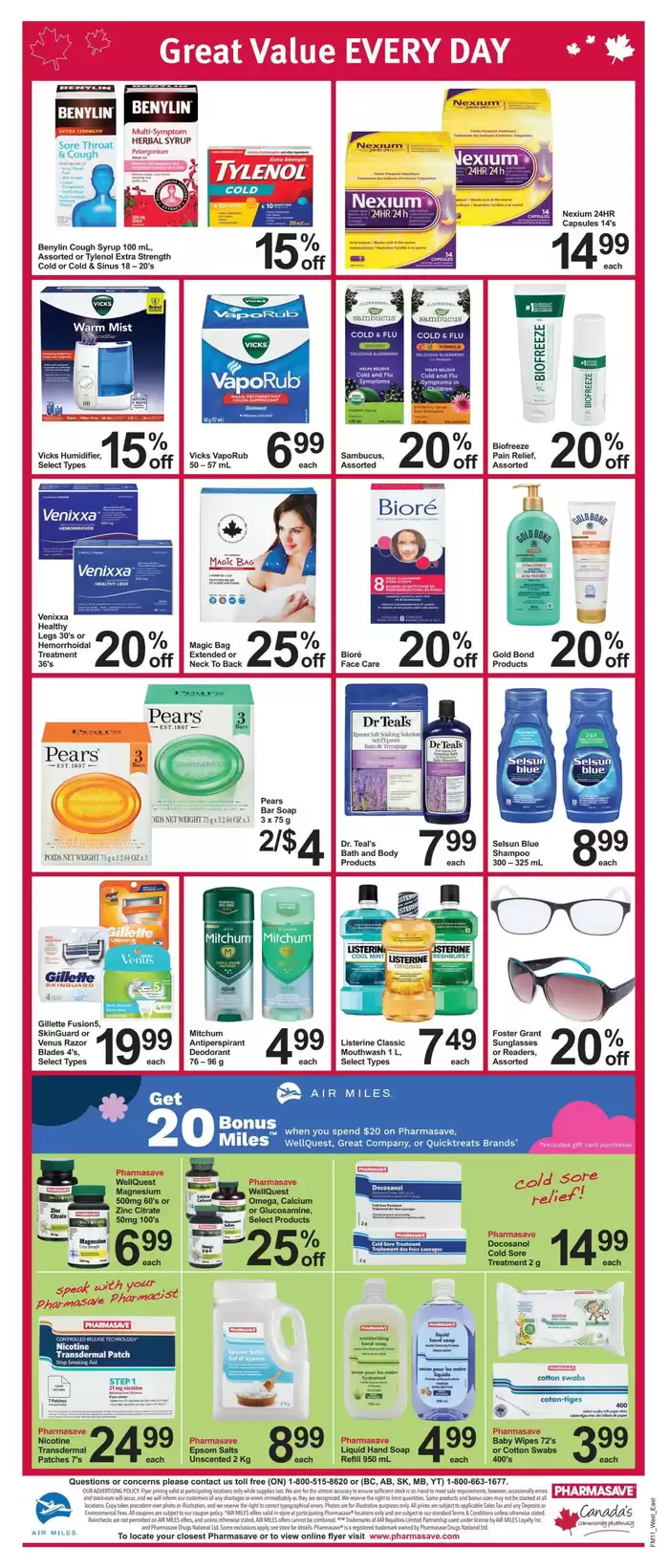 Pharmasave catalogue in Nanaimo | Discounts and promotions | 2025-03-14 - 2025-03-27