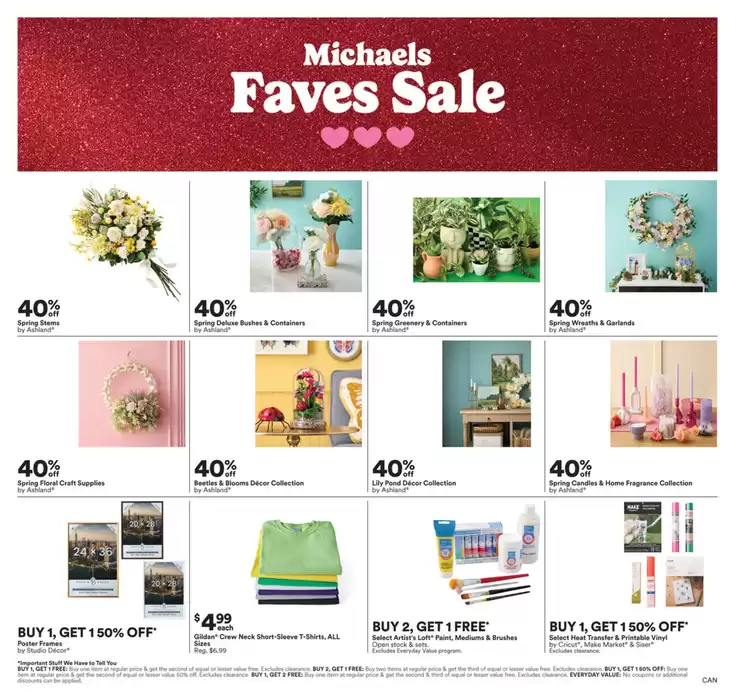 Michaels catalogue in Toronto | 3/21 Weekly Ad Canada | 2025-03-21 - 2025-03-27