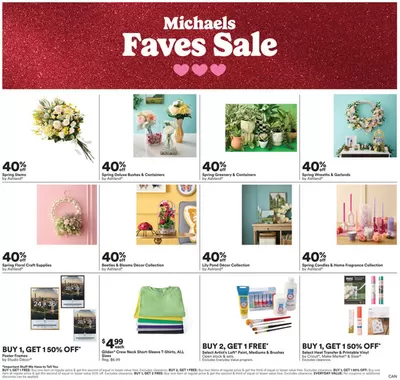 Michaels catalogue in Gabriola BC | 3/21 Weekly Ad Canada | 2025-03-21 - 2025-03-27