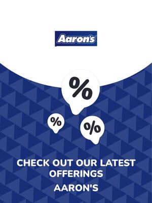 Aaron's catalogue in Thompson | Offers Aaron's | 2023-10-12 - 2024-10-12