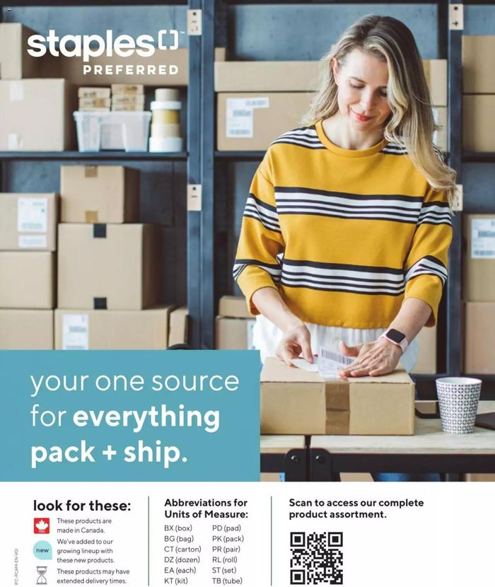 Staples catalogue in Quebec | Pack + Shiop Guide Catalogue 2023&2024 | 2023-10-13 - 2024-06-30