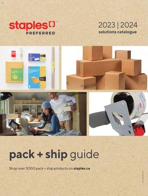 Staples catalogue in Edmonton | Pack + Shiop Guide Catalogue 2023&2024 | 2023-10-13 - 2024-06-30