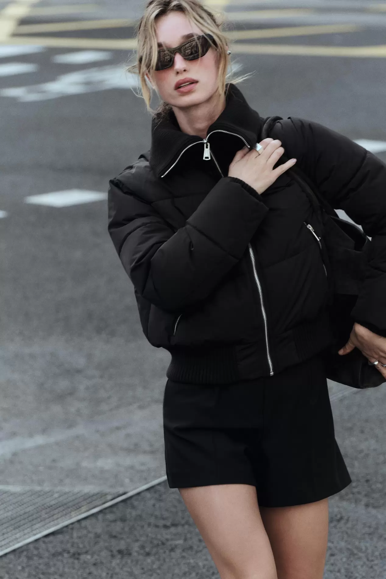 RIB TRIM PADDED ANORAK offers at $129 in ZARA