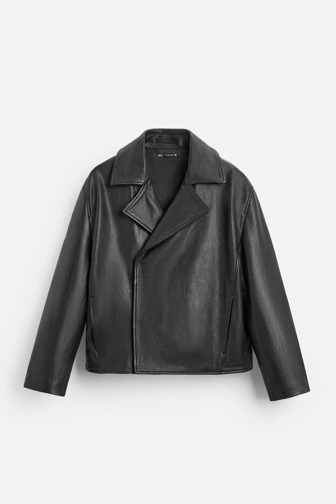 CROPPED FIT LEATHER TRENCH offers at $369 in ZARA