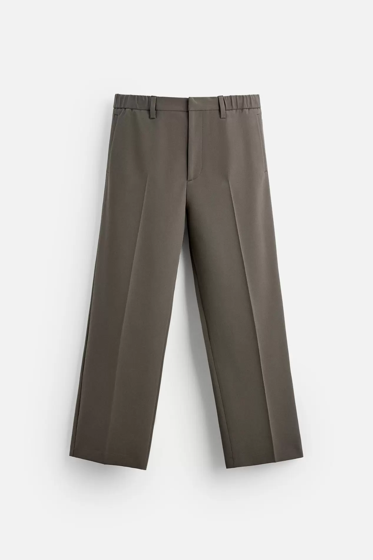 STRAIGHT FIT JOGGER WAIST PANTS offers at $79.9 in ZARA