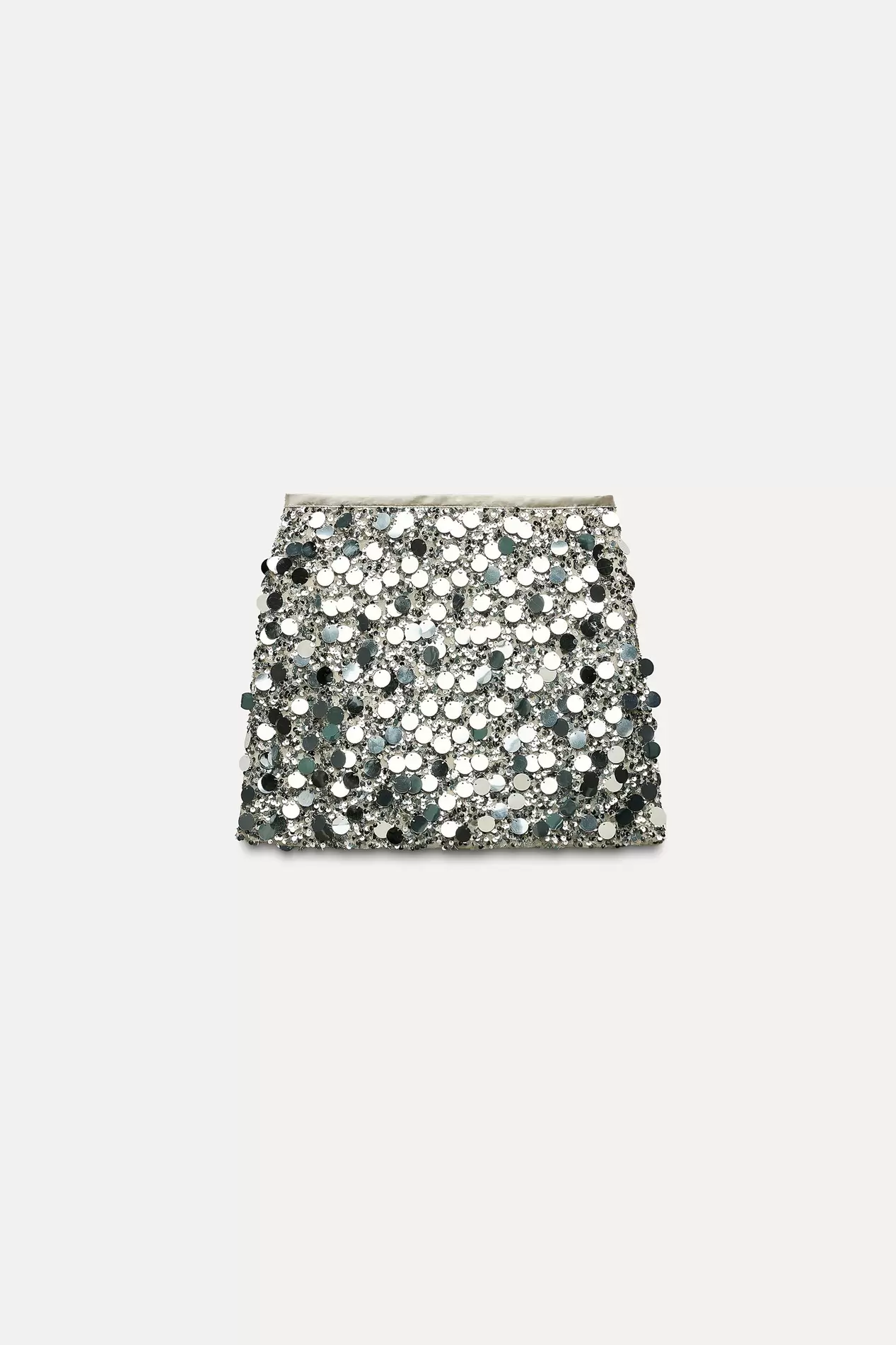 SEQUIN MINI SKIRT offers at $55.9 in ZARA