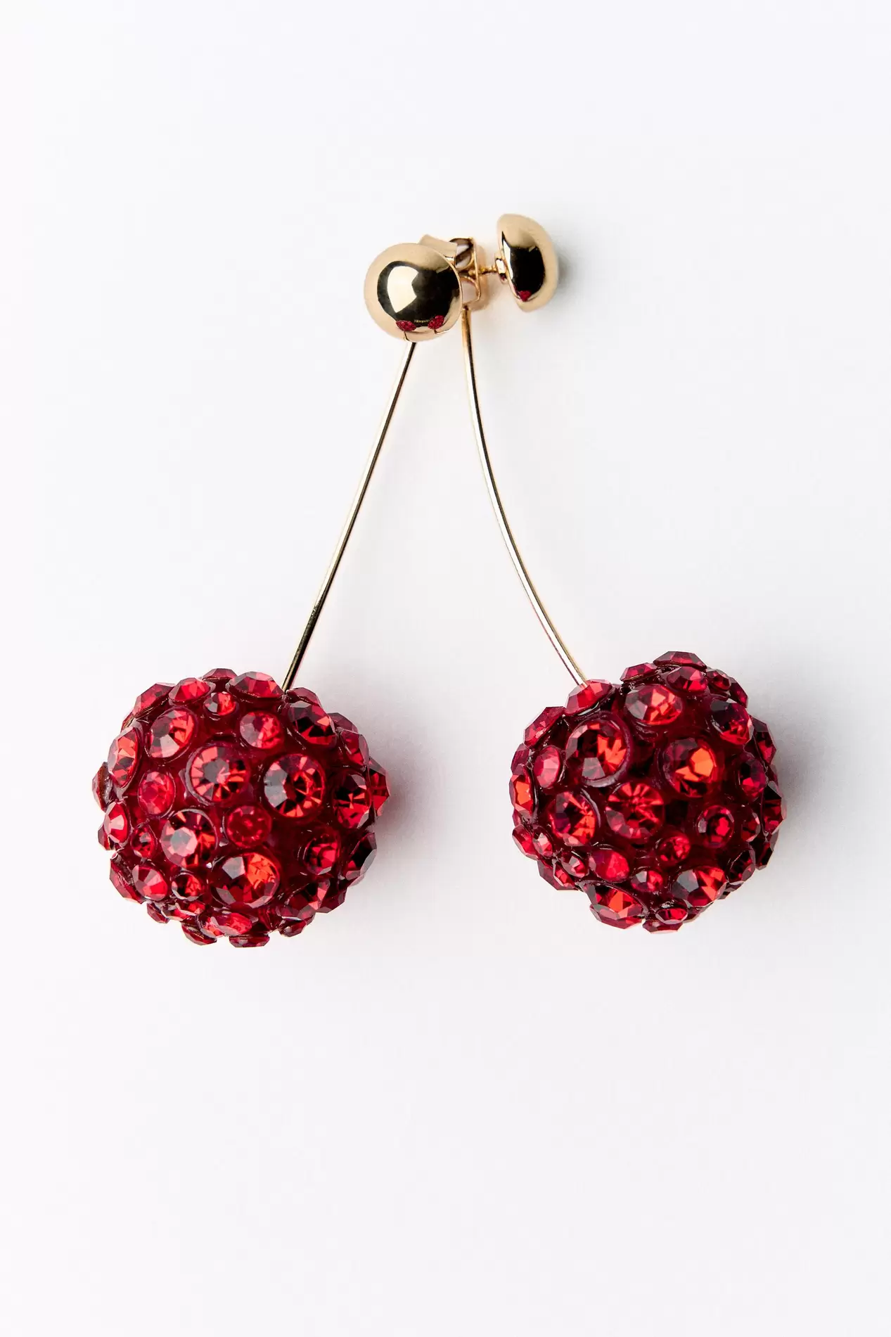 SPARKLY CHERRY EARRINGS offers at $29.9 in ZARA