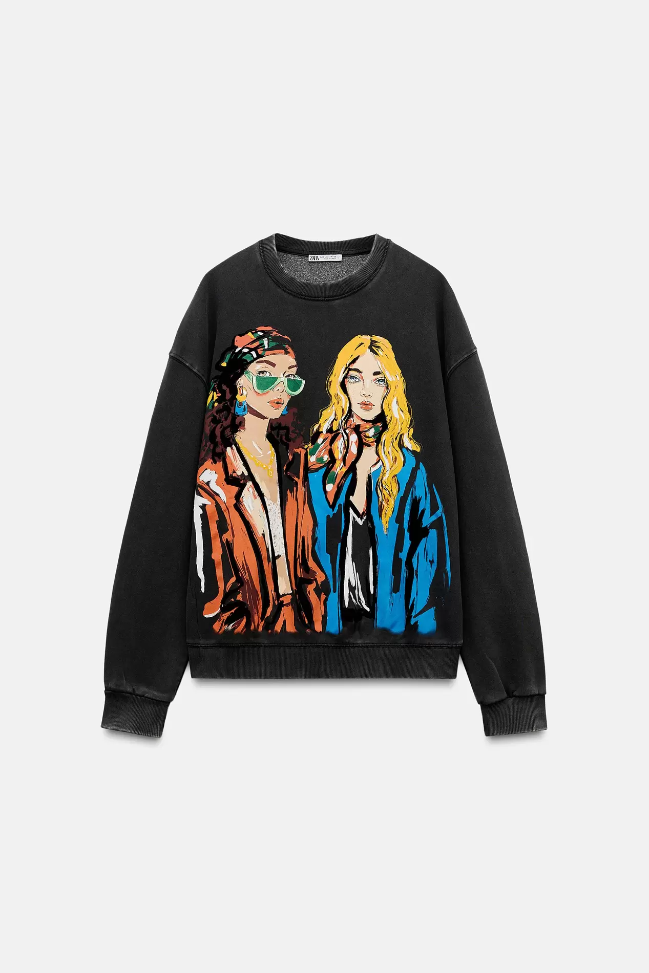 GIRL PRINT SWEATSHIRT offers at $55.9 in ZARA