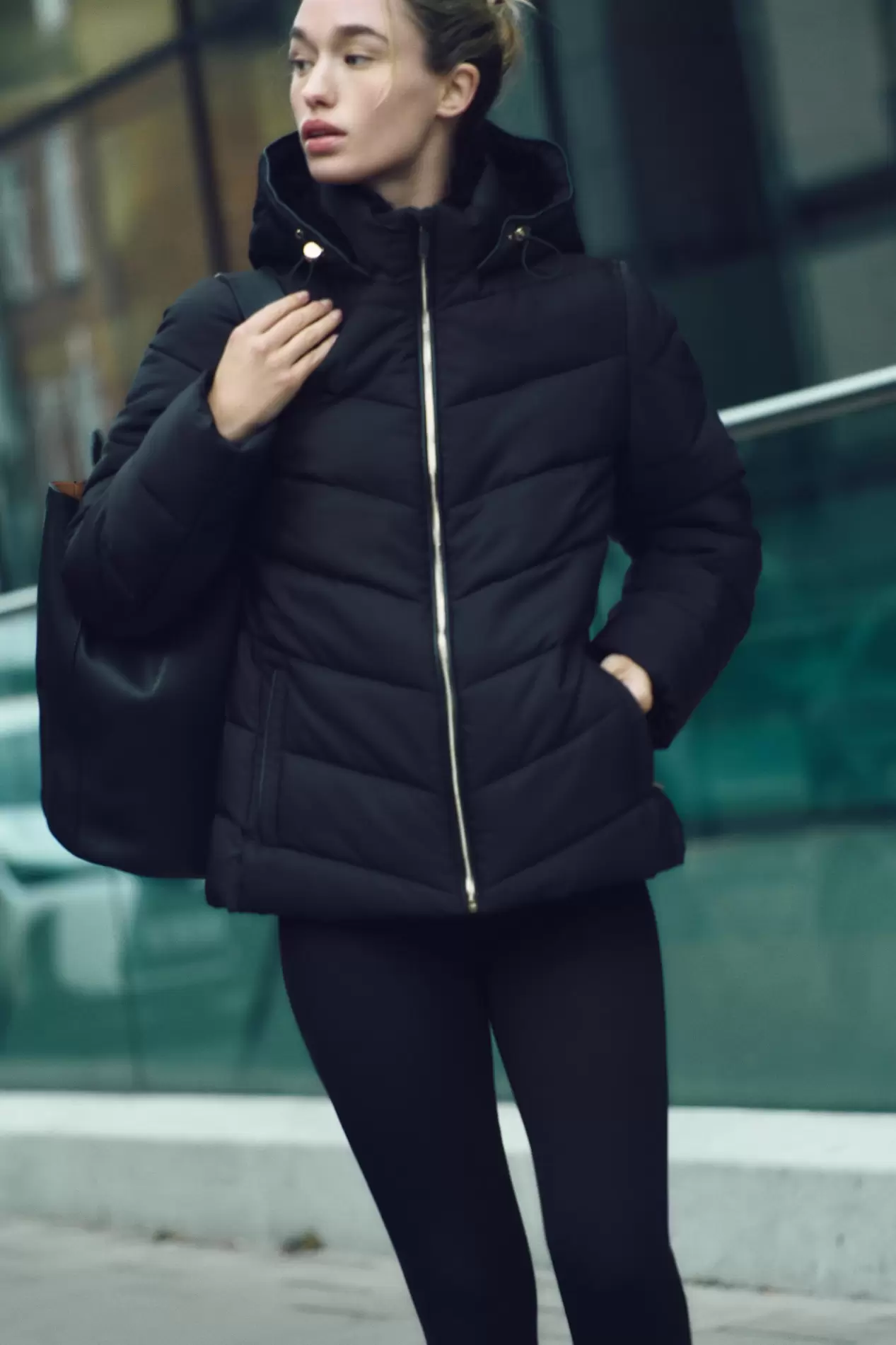 WATER AND WIND PROTECTION FITTED PUFFER ANORAK offers at $99.9 in ZARA