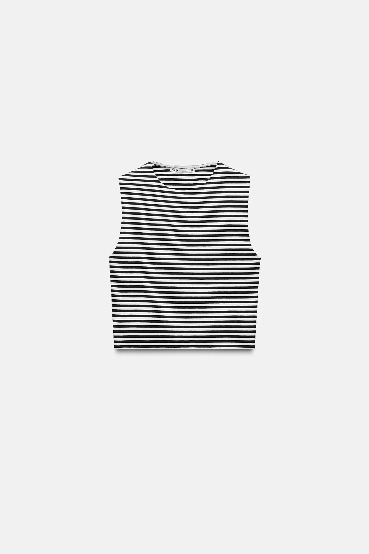 SLEEVELESS CROP TOP offers at $4.47 in ZARA